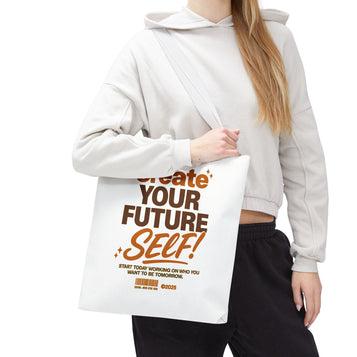 Streetwear Tote Bag with Playful Illustration and Typography